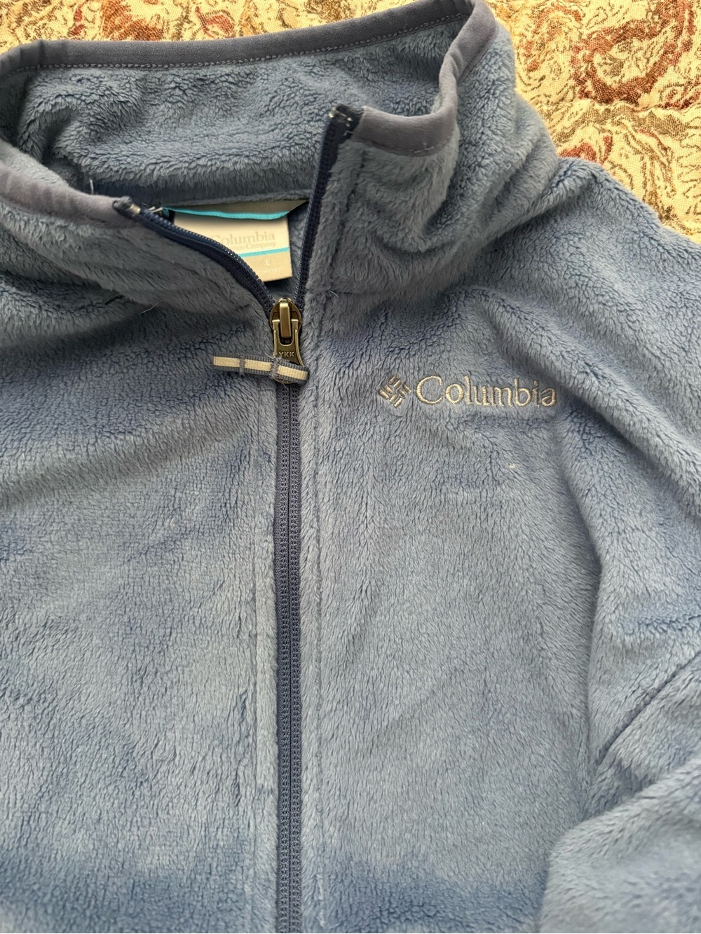 Columbia Light Blue Fleece Jacket